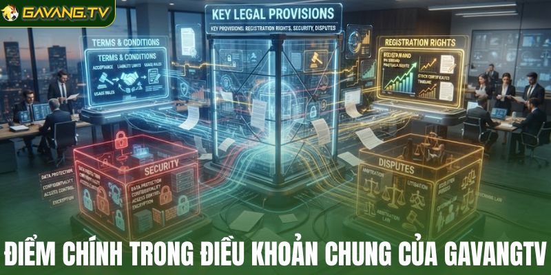 Điểm chính trong điều khoản chung của GavangTV